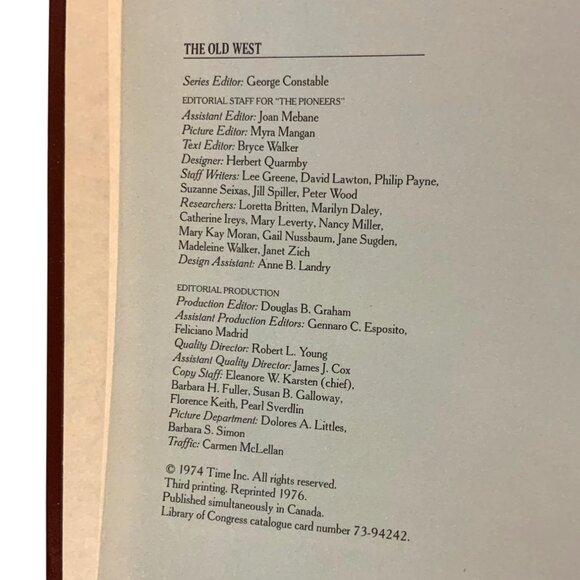 The Pioneers Time Life Old West Series 1974 Leather Bound Edition - Picture 4 of 12